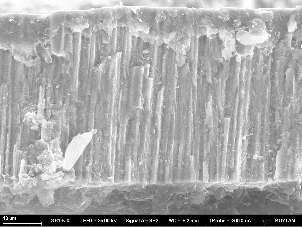 YSZ thermal barrier coating produced by EB-PVD